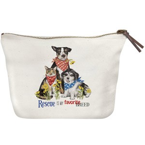 Everyday Rescue Dogs Canvas Pouch