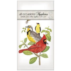 Stacked Bird Branch Casual Napkins