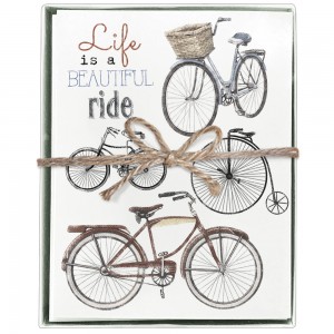 Bike Collage Boxed Greeting Card S/8