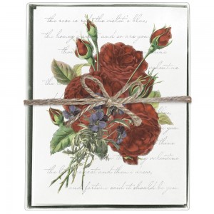 Red Roses Boxed Greeting Card Set