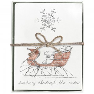 Sleigh Boxed Greeting Cards