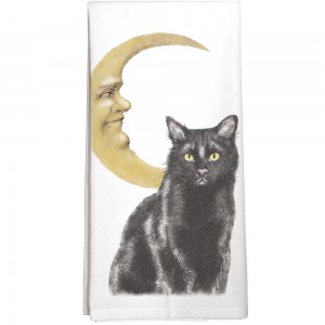 Cat Moon Towel