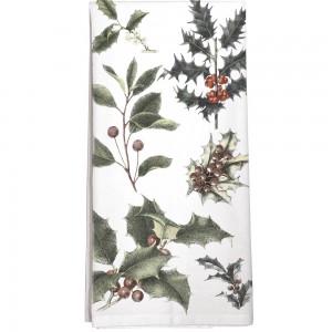 Scattered Holly Towel