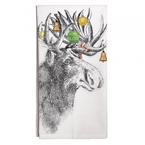 Holiday Moose Towel