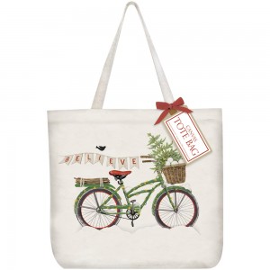 Believe Bike Tote Bag