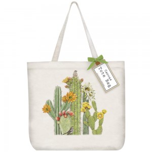 Cacti Blooms Tote Bag