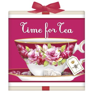 Pink Antique Teacup Tea Box