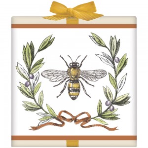 Bee Olive Wreath Tea Box
