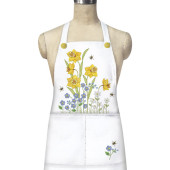 Daffodil Embroidery Apron