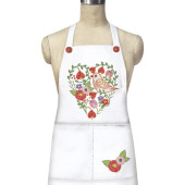 Lovebird Embroidery Apron