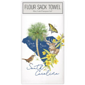 South Carolina State Symbols Large Packaged Towel