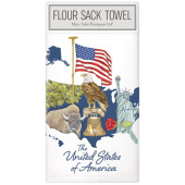 USA Symbols Large Packaged Towel