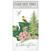 Washington State Symbols Large Packaged Towel