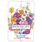 Floral Blue Vase Brownie Mix