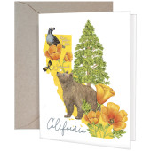 California State Symbol Greeting Card