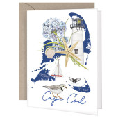 Cape Cod Symbols Greeting Card