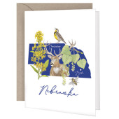 Nebraska State Symbols Greeting Card
