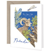 Nevada State Symbol Greeting Card