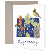 Wyoming State Symbol Greeting Card