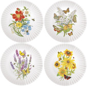 Floral Melamine Plates 