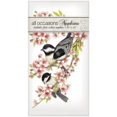 Chickadee Cherry Blossom Casual Napkin