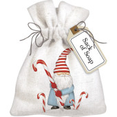 Gnome Candy Cane Sack Of Soap