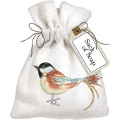 Bird Ornament Sack Of Soap