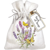 Lavender Butterfly Sack Of Soap