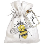 Bee Embroidery Sack Of Soap