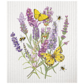 Lavender Butterfly Sponge Cloth