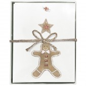 Gingerbread Boxed Greeting Card Set