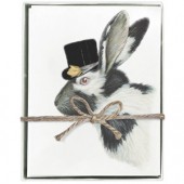 Bunny Hat-Blank Boxed Greeting Cards