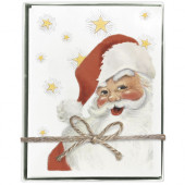 Santa Stars Boxed Greeting Card S/8