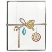Four Ornaments Boxed Greeting Cards S/8