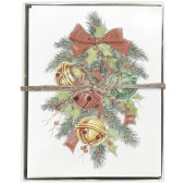 Pine Bells Boxed Greeting Card Set of 8