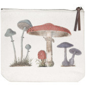 Mushroom Bunches Canvas Pouch