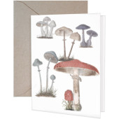 Mushroom Bunches Greeting Cards