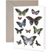 Dark Butterflies Greeting Card