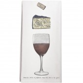 Wine And Cheese Towel