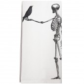 Skeleton Crow Towel