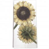 Two Sunflowers Towel