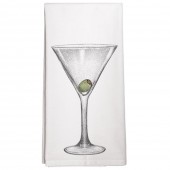 Martini Glass Towel