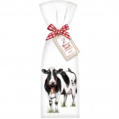 Farmhouse Cow Towel Set