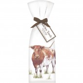 Longhorn Cow Towel Set