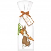 Rabbit With Carrot Towel Set