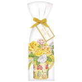 Yellow Rose Vase Towel Set