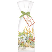 Succulent Seashell Towel Set