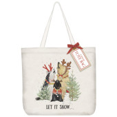 Howling Dogs Tote Bag