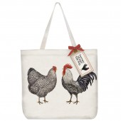 Farmhouse Chickens Tote Bag