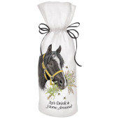 Yellow Bridle Horse Wine Bag